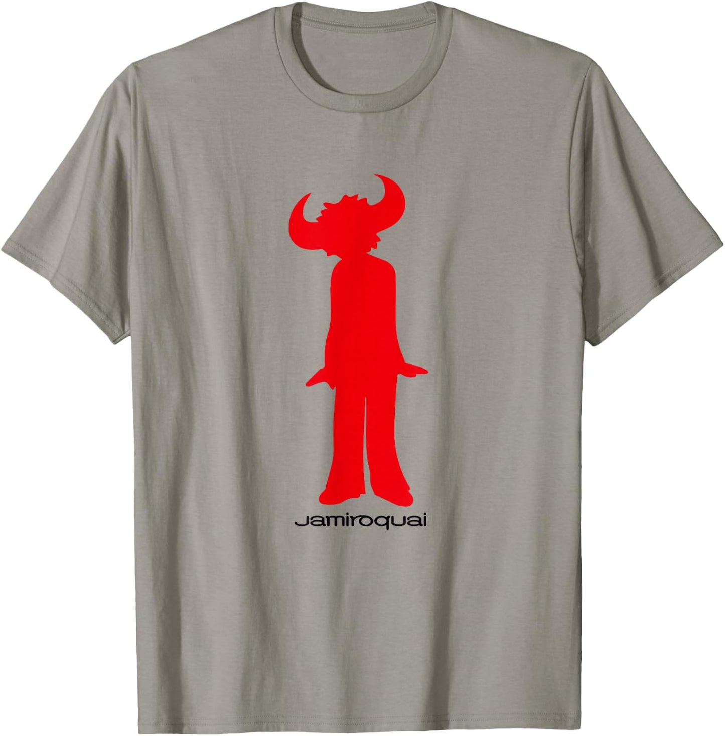 Jamiroquai Official Buffalo Red Logo T-Shirt - T-Shirt | Sand