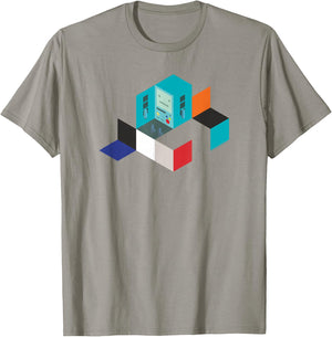 Adventure Time BMO Blocks T-Shirt - T-Shirt | Sand