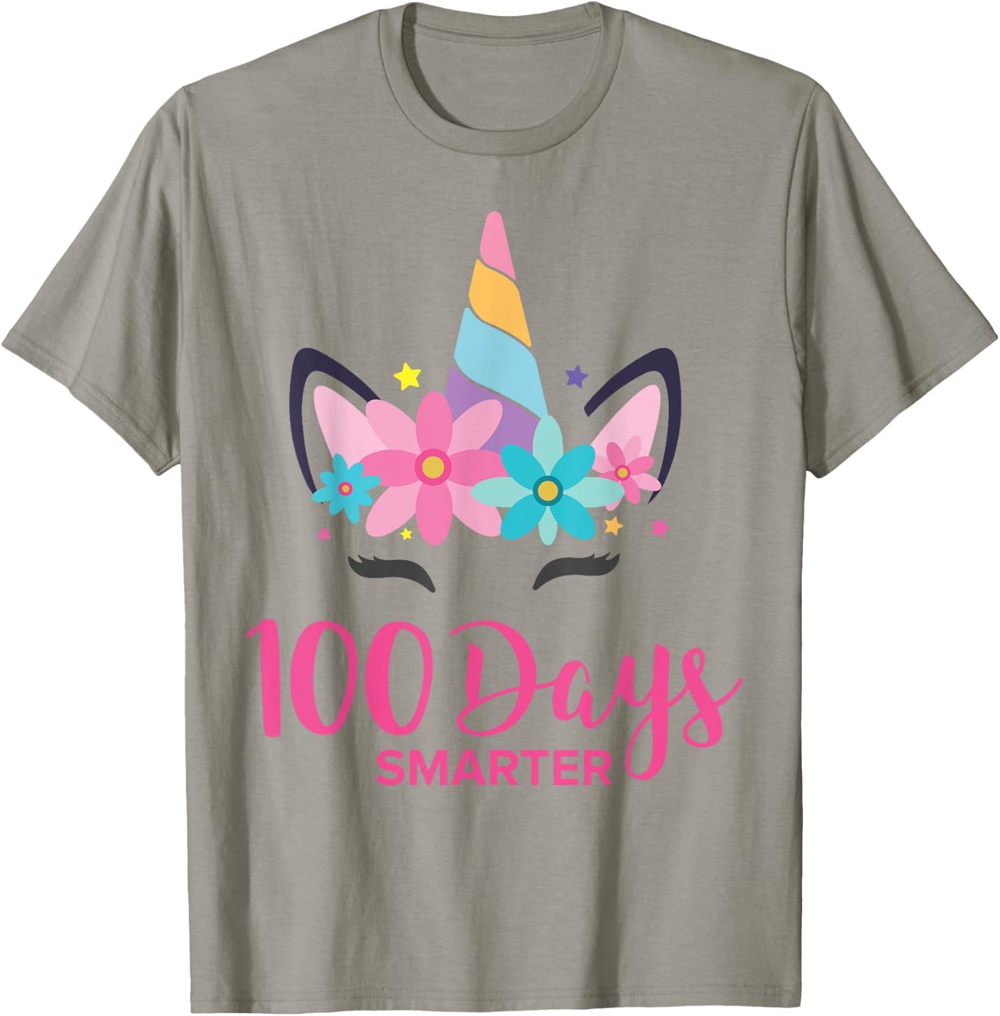 100 Days of School Unicorn Girls Costume T-Shirt - T-Shirt | Sand