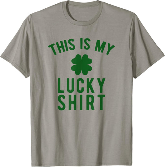 This Is My Lucky Shirt - St. Paddy's Day T-Shirt - T-Shirt | Sand