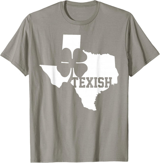 Texish Shirt - Texas Irish Roots St Patricks Day T-Shirt - T-Shirt | Sand