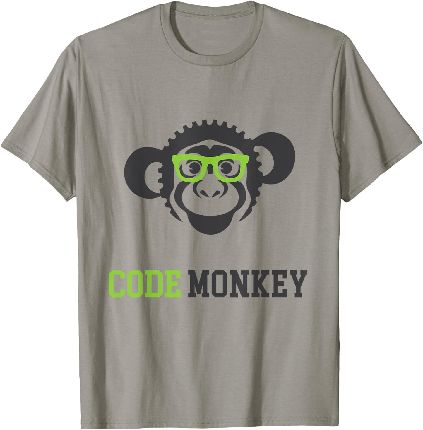 Code Monkey IT Coder Programmer Funny T Shirt T-Shirt - T-Shirt | Sand