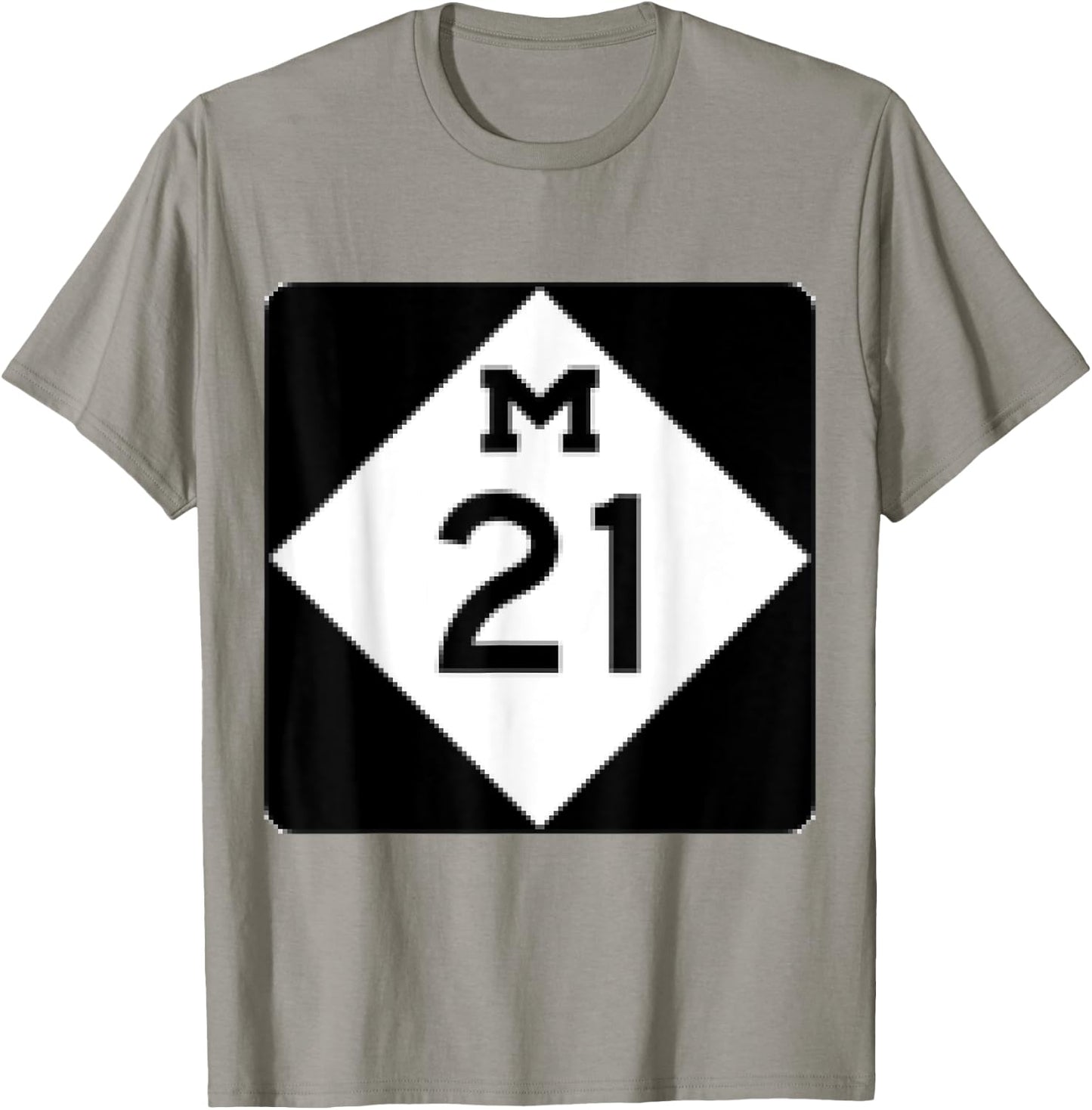 M21 Michigan Highway T-Shirt - T-Shirt | Sand