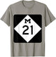 M21 Michigan Highway T-Shirt - T-Shirt | Sand