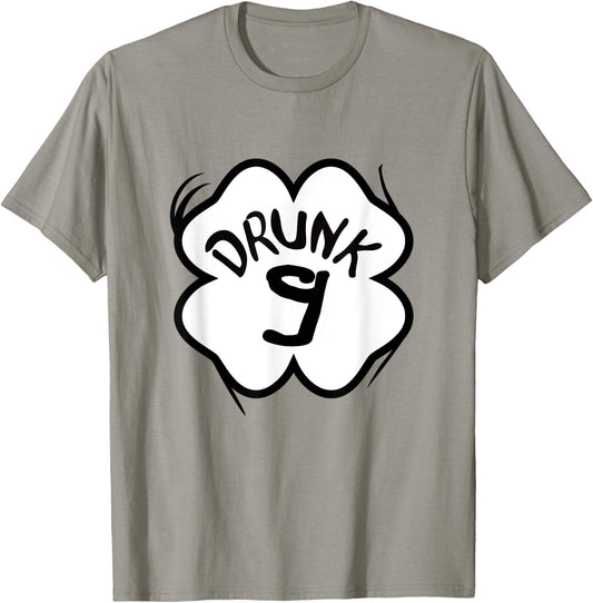 Saint Patricks Day Bar Crawl Drunk 1-10 Shirt Group Matching T-Shirt - T-Shirt | Sand