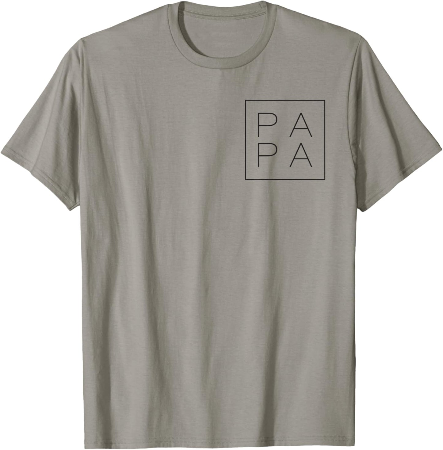 Papa Square for Grandpa Dada DAD Daddy Father on Fathers Day T-Shirt - T-Shirt | Sand