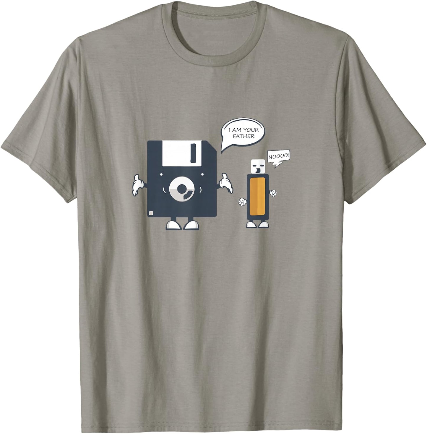 USB Floppy Disk I Am Your Father |Funny Nerd Geek T-Shirt - T-Shirt | Sand