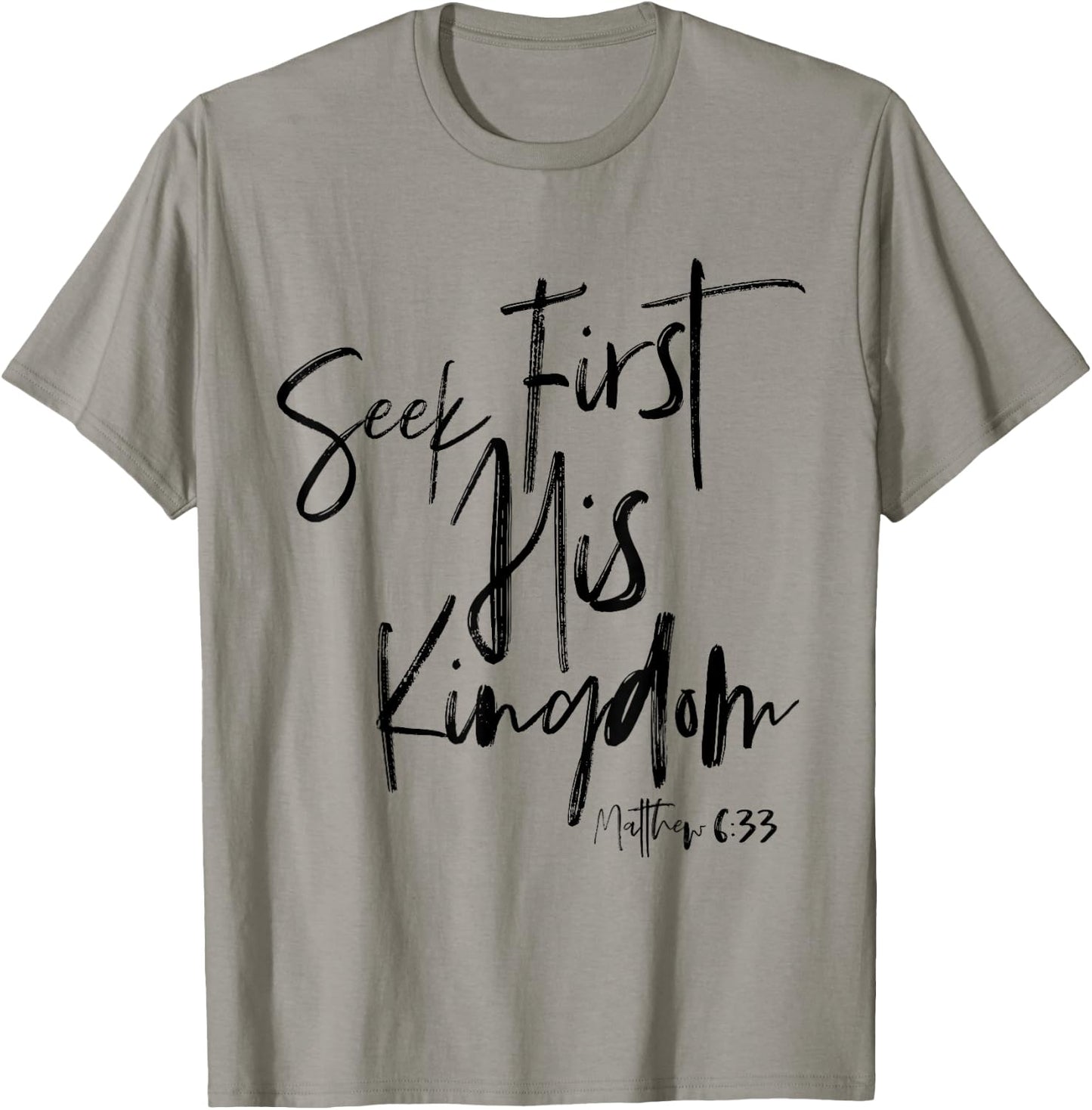 Matthew 6 33, Christian Quotes Women, Bible Verse T-Shirt - T-Shirt | Sand