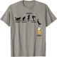 Monday Tuesday Wednesday Thursday Friday Funny Beer Drinking T-Shirt - T-Shirt | Sand