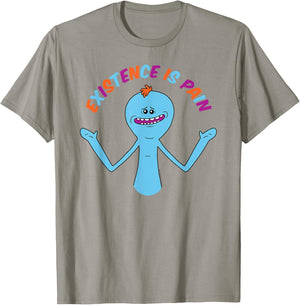 Rick and Morty Existence is Pain - Rainbow T-Shirt - T-Shirt | Sand
