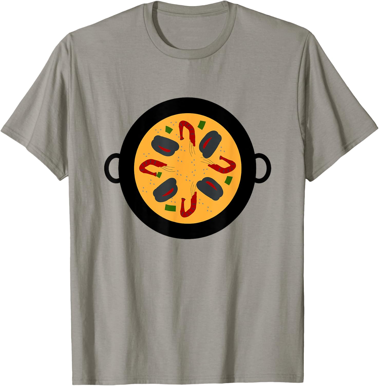 Paella Spanish Food Spain Valencia T-Shirt - T-Shirt | Sand