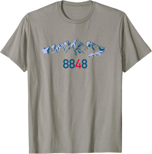 Mount Everest 8848 Sagarmatha Mountaineer Adventure T-Shirt - T-Shirt | Sand