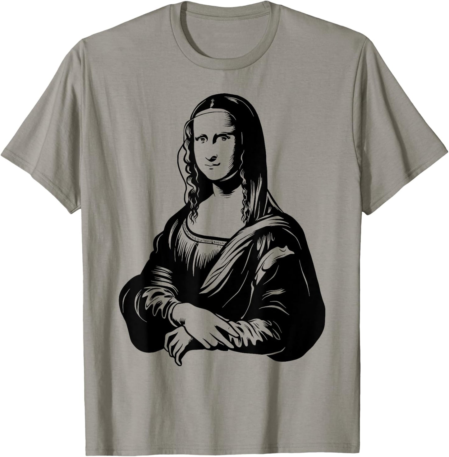 Leonardo Da Vinci, Mona Lisa T Shirt, Reproduction Sketch T-Shirt - T-Shirt | Sand