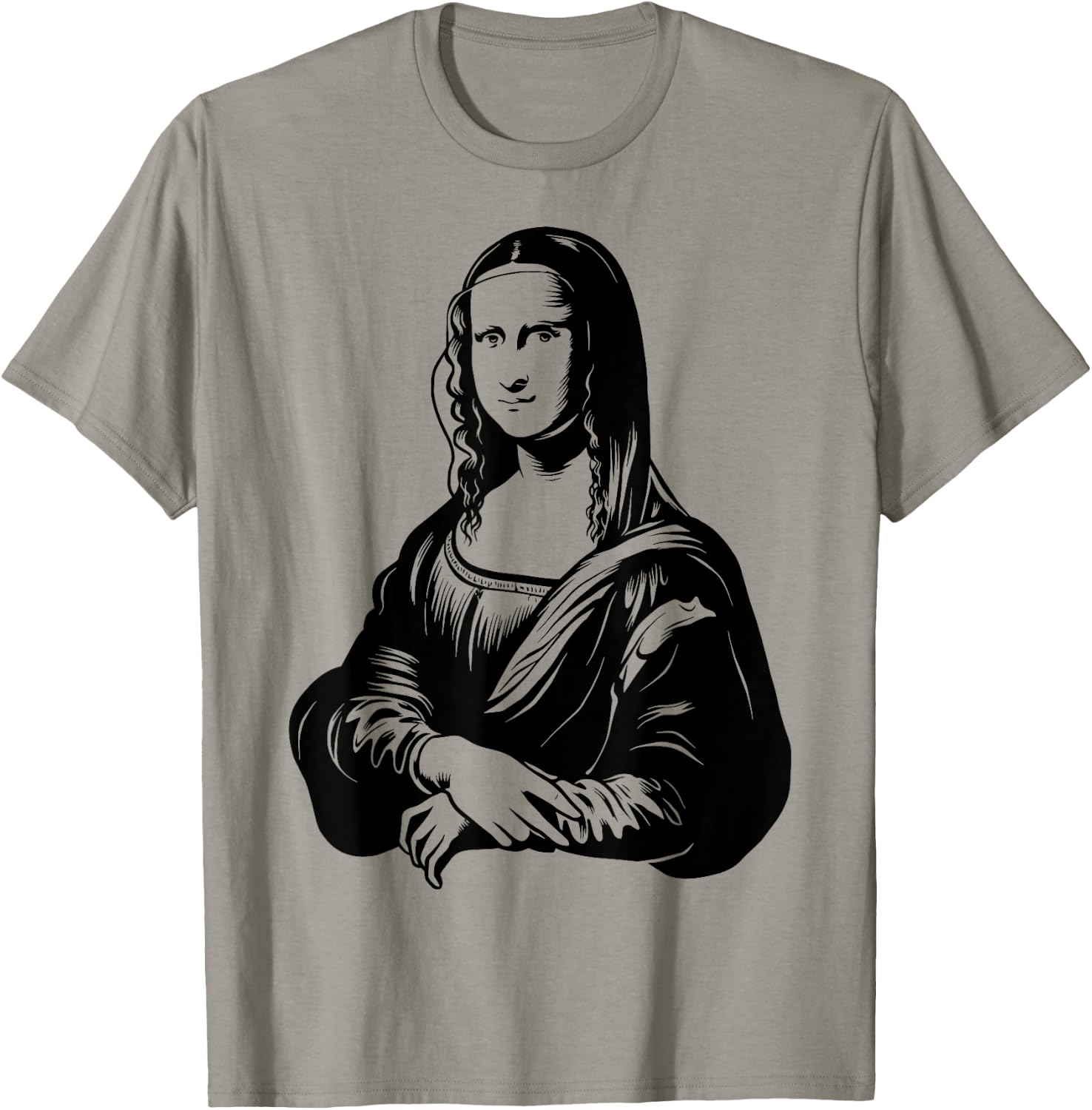 Leonardo Da Vinci, Mona Lisa T Shirt, Reproduction Sketch T-Shirt - T-Shirt | Sand