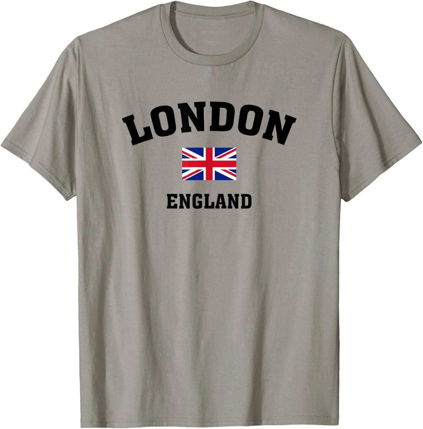 London England with Union Jack Flag T Shirt T-Shirt - T-Shirt | Sand