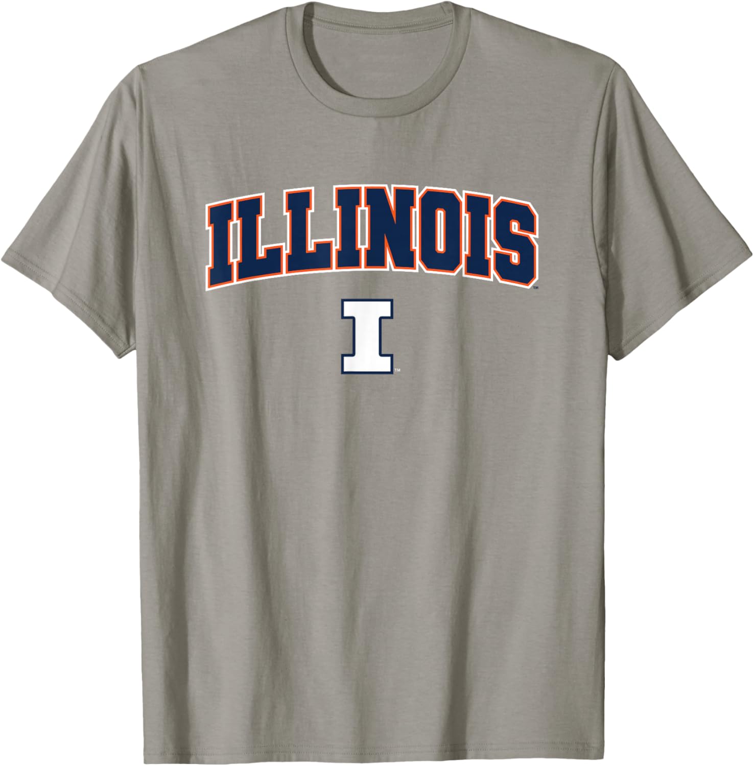 University of Illinois Fighting Illini Arch Logo T-Shirt - T-Shirt | Sand