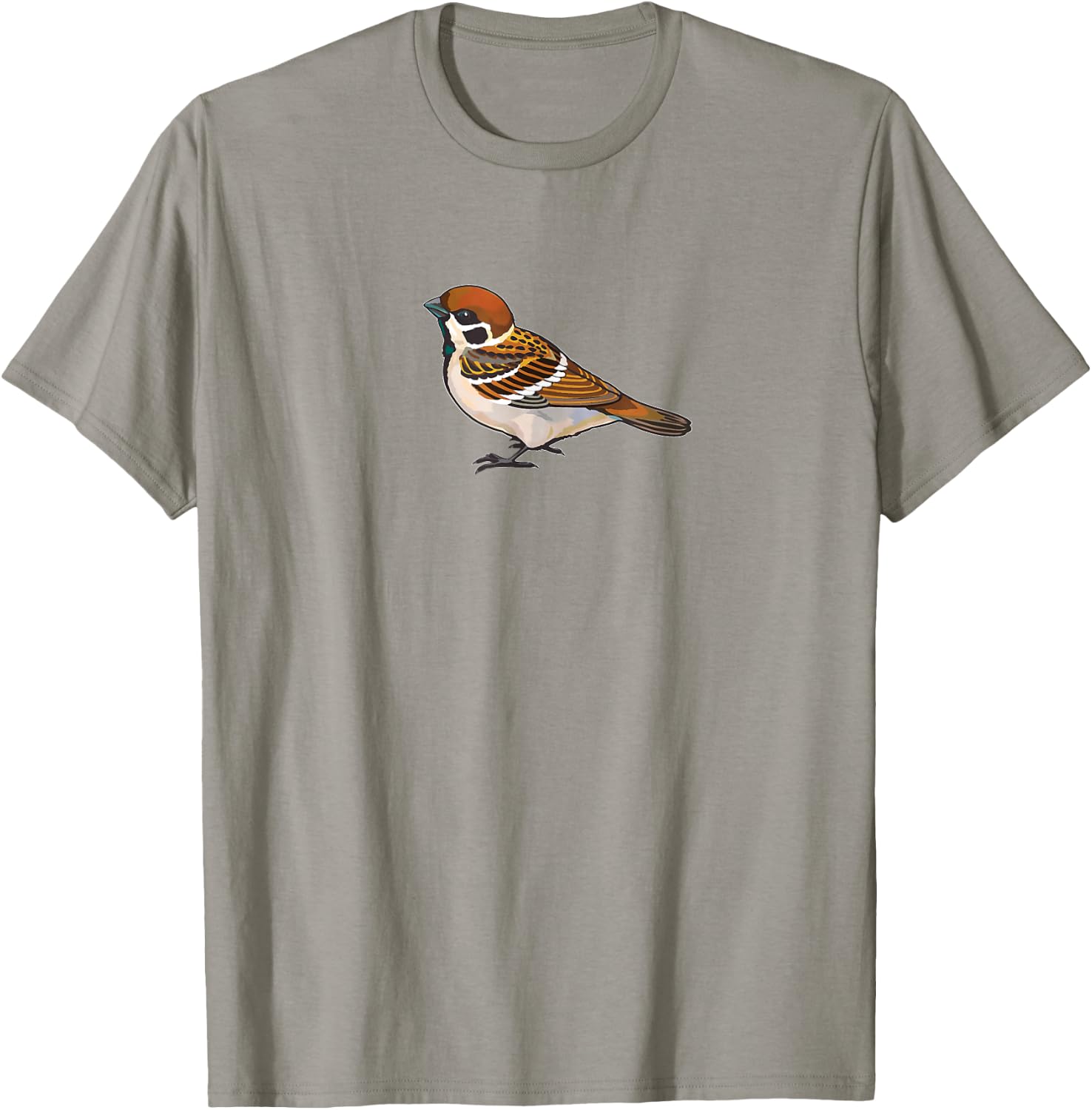 House Sparrow Bird T Shirt Art Style T-Shirt - T-Shirt | Sand