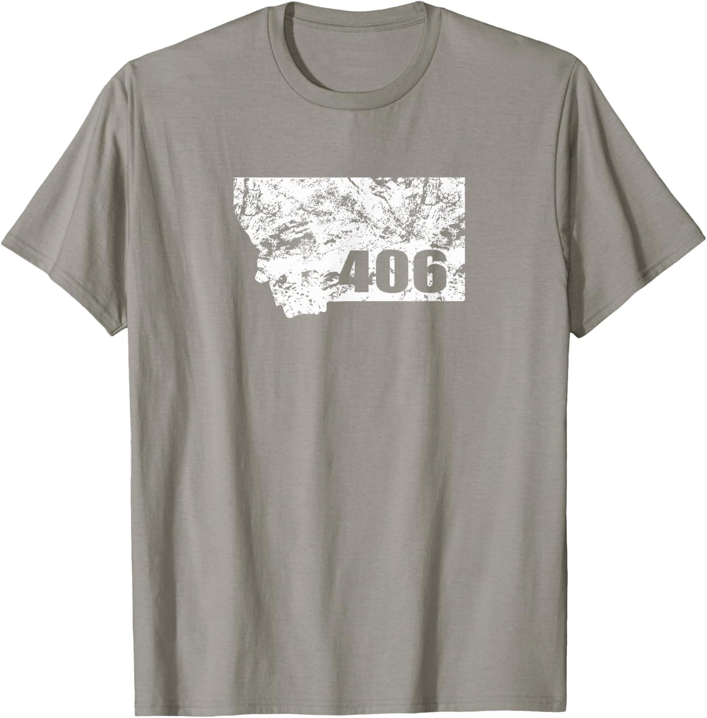 Vintage Montana Retro Montana Gift 406 T-Shirt - T-Shirt | Sand