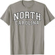 North Carolina NC Vintage Design Men Women Kids T-Shirt - T-Shirt | Sand