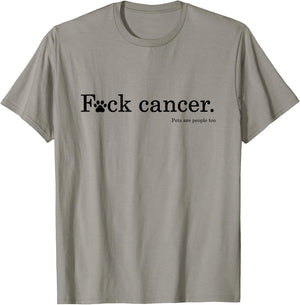 Pet / Dog cancer awareness - F Cancer T-Shirt - T-Shirt | Sand