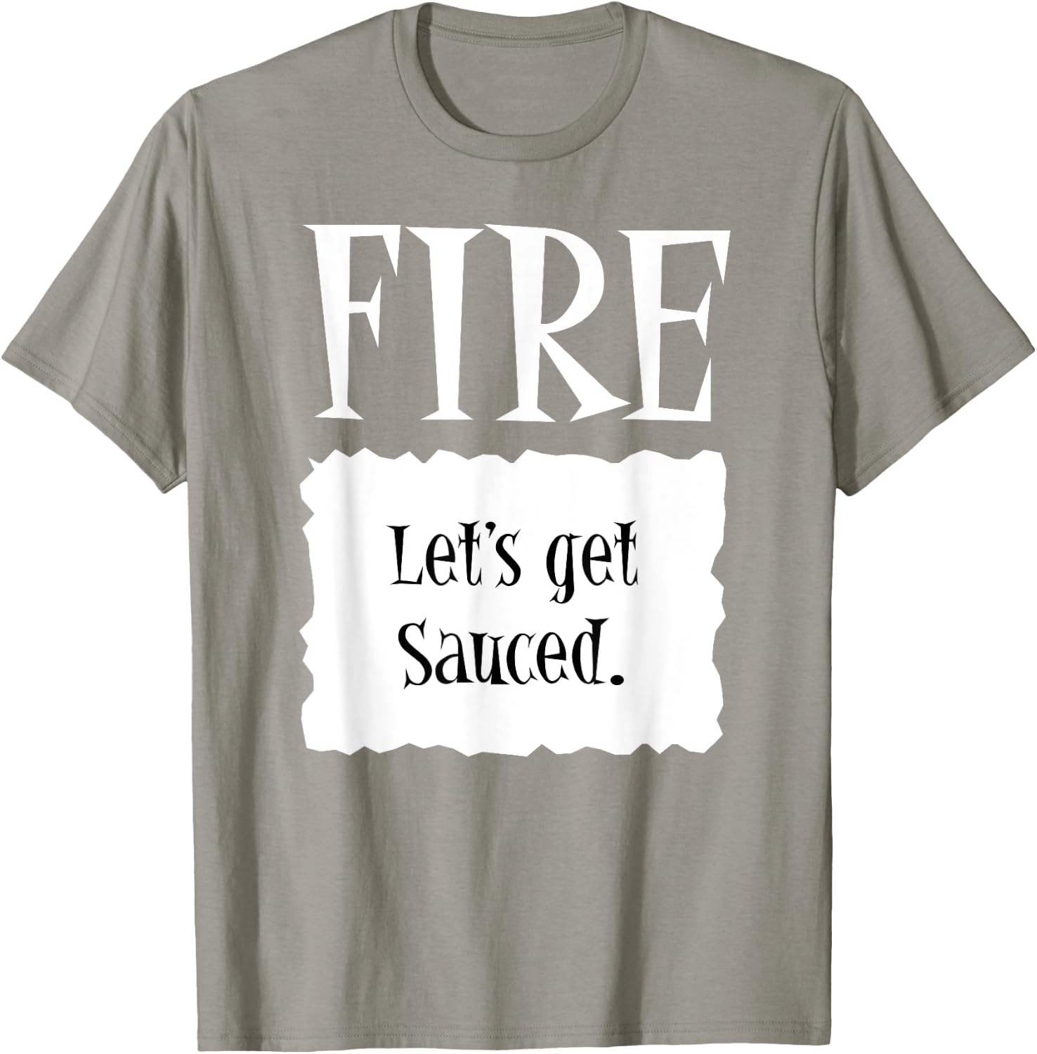 FIRE - Hot Packet Halloween Taco Costume T-Shirt - T-Shirt | Sand