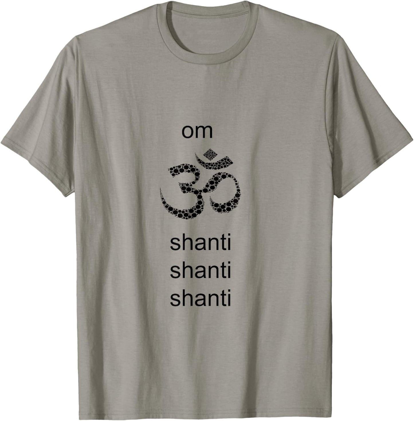 Om Shanti Shirt for Yoga Fans and Yoga Instructors T-Shirt - T-Shirt | Sand