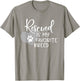 Rescued Is My Favorite Breed With Heart And Pawprint Shirt T-Shirt - T-Shirt | Sand
