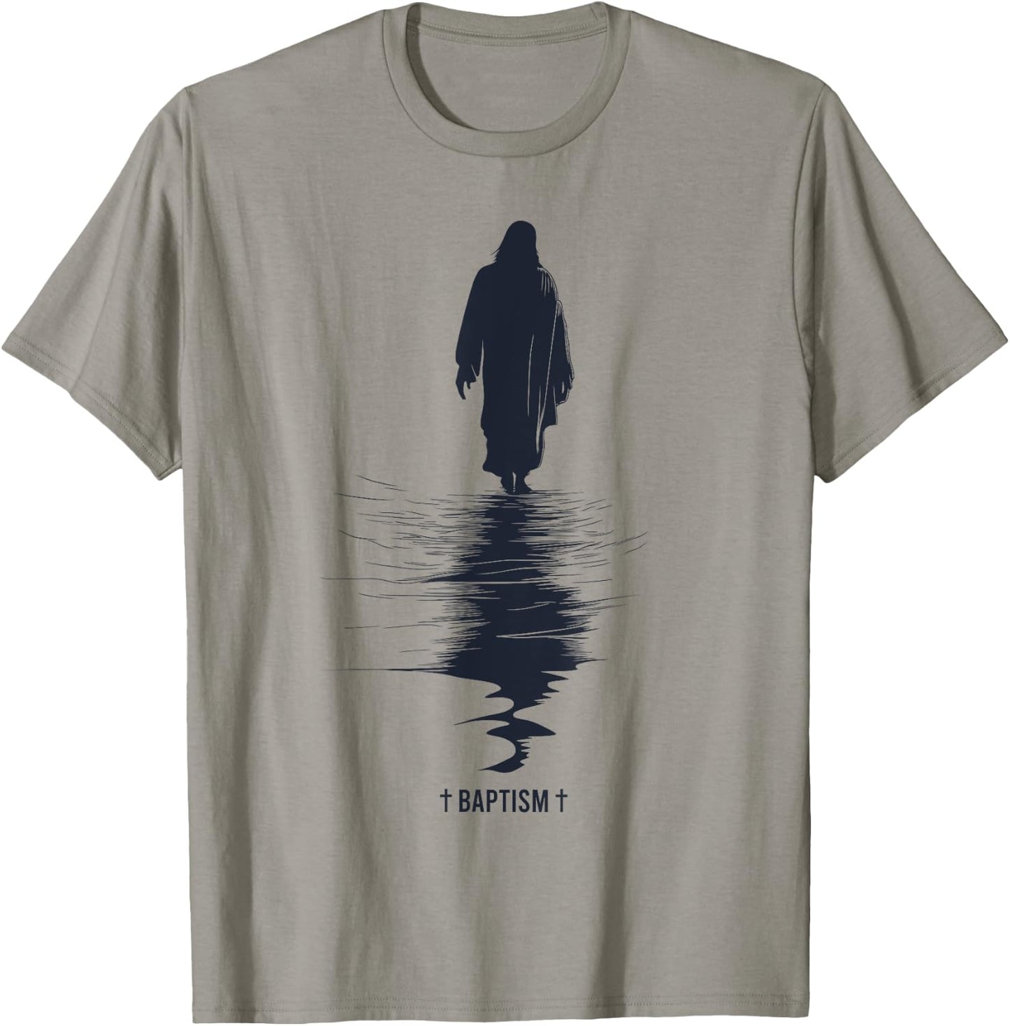 Jesus baptism T-Shirt - T-Shirt | Sand