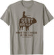 Guy on a Buffalo ~ Possum Possee Funny Graphic T-Shirt - T-Shirt | Sand