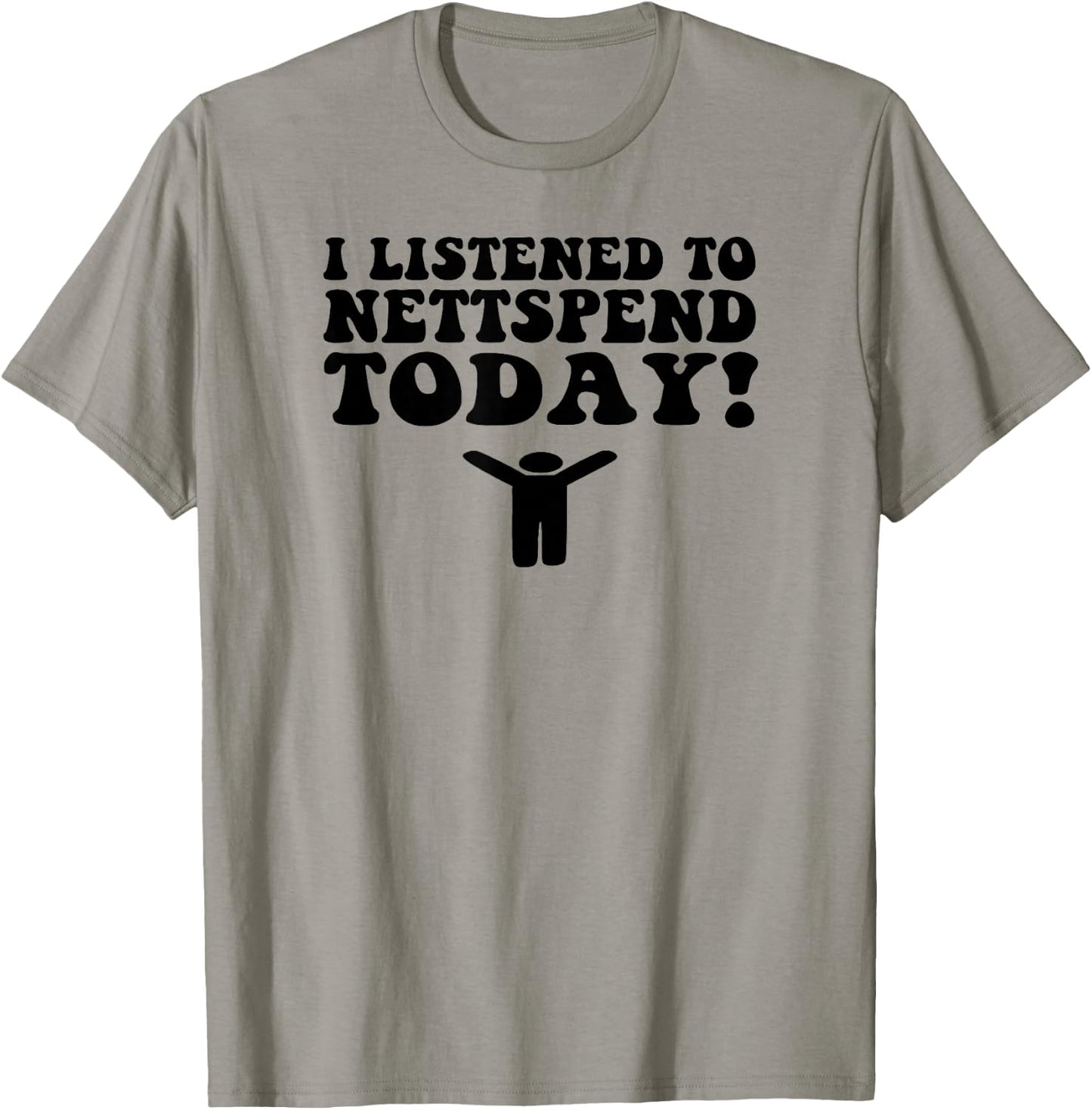 I Listened To Nettspend Today Concert Tour Music T-Shirt - T-Shirt | Sand