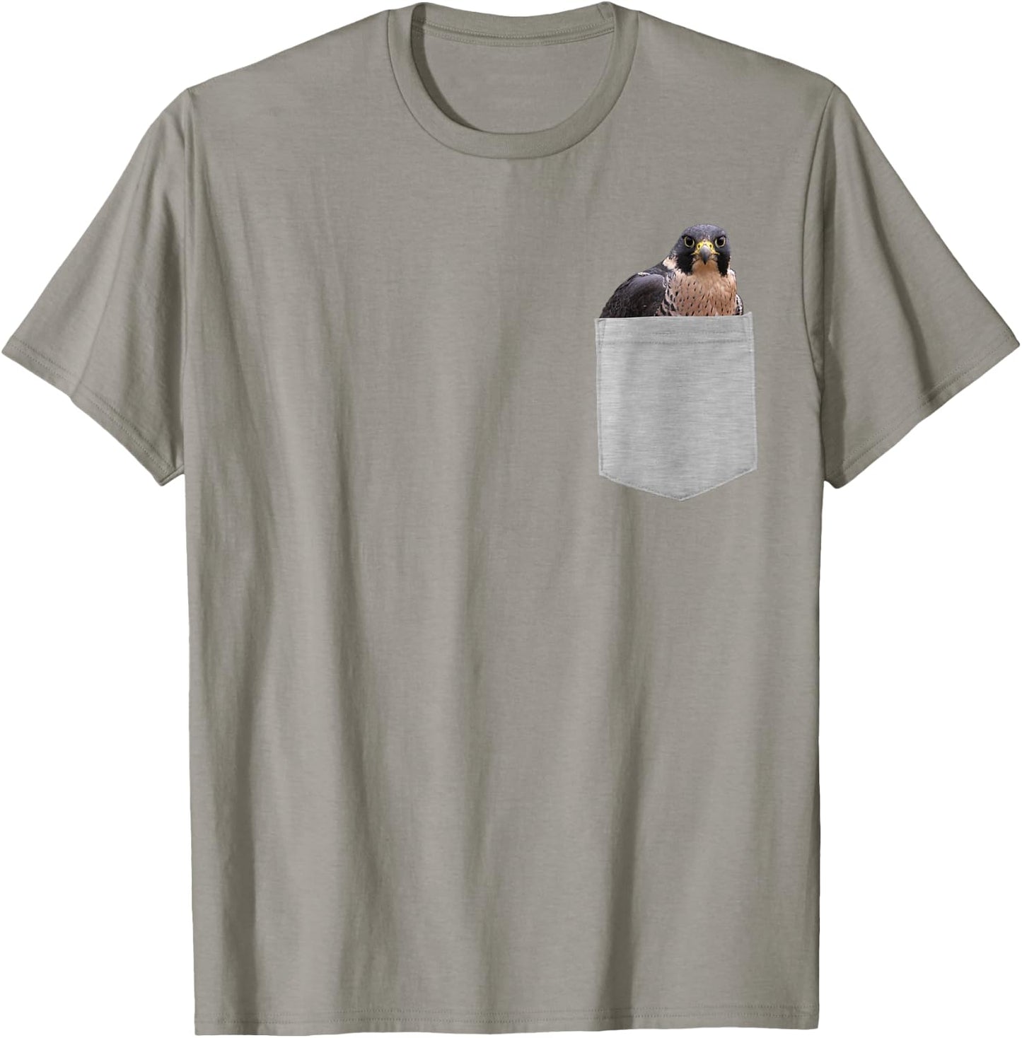 Animal in Your Pocket Peregrine Falcon (Falco peregrinus) T-Shirt - T-Shirt | Sand
