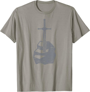 Medieval Literature King Arthur | Sword T-Shirt - T-Shirt | Sand