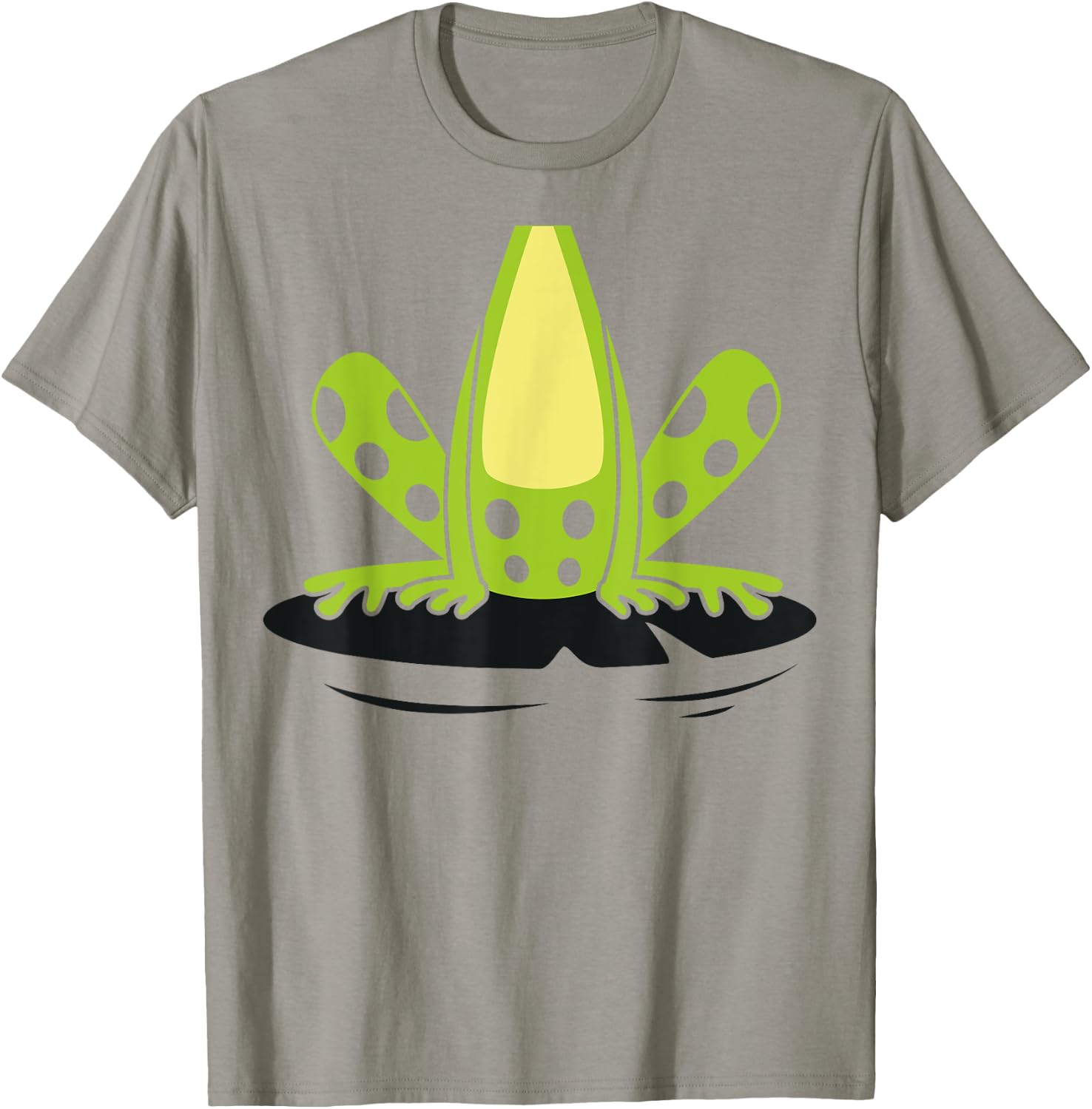 Frog Body Costume Cute Easy Reptile Halloween Gift T-Shirt - T-Shirt | Sand