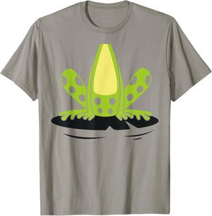 Frog Body Costume Cute Easy Reptile Halloween Gift T-Shirt - T-Shirt | Sand