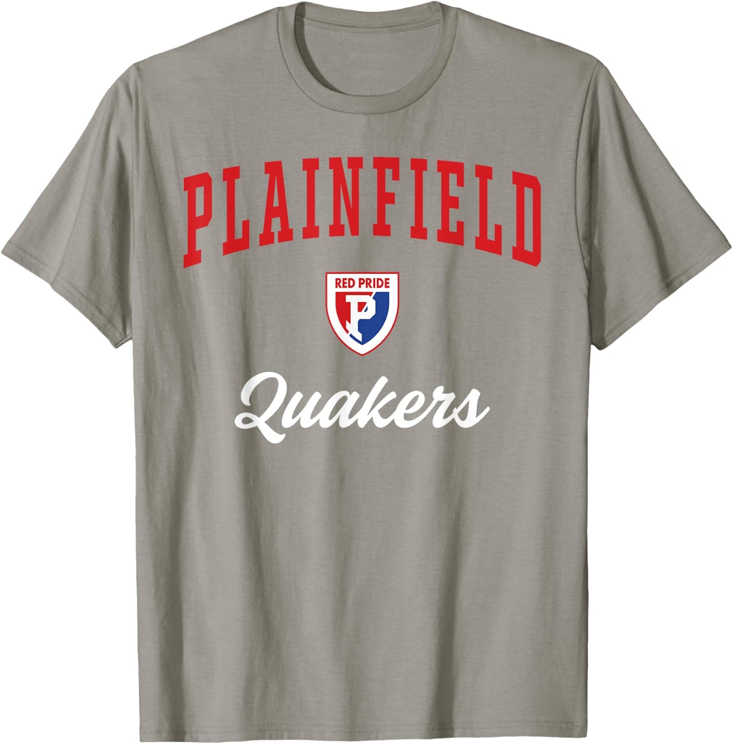 Plainfield High School Quakers T-Shirt - T-Shirt | Sand