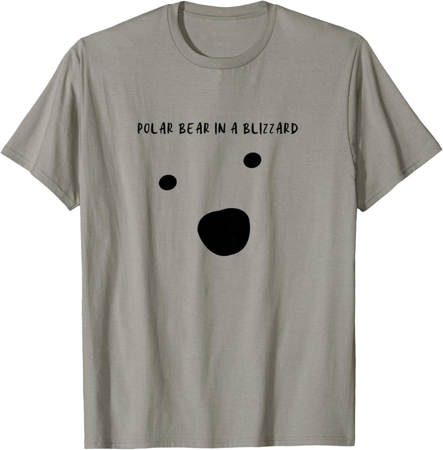Polar Bear in a Blizzard T-Shirt - T-Shirt | Sand