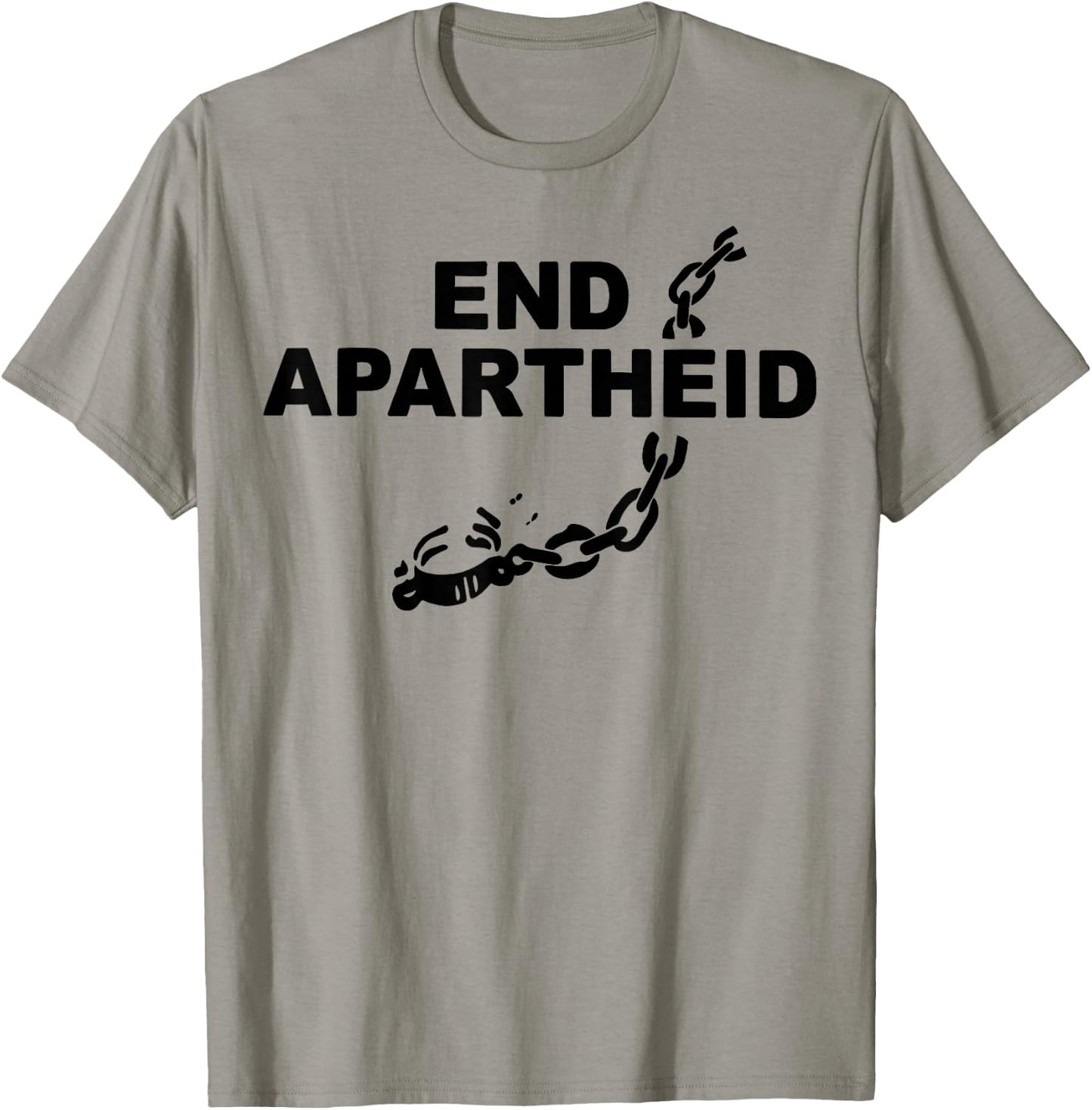 End Apartheid Shirt Stop Racism Equality Awareness T-Shirt - T-Shirt | Sand