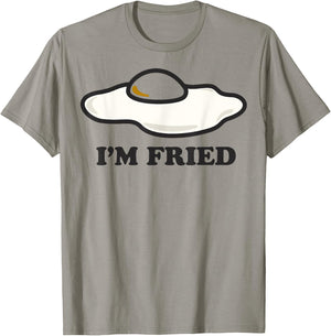 I'm Fried Egg Center T-Shirt - T-Shirt | Sand