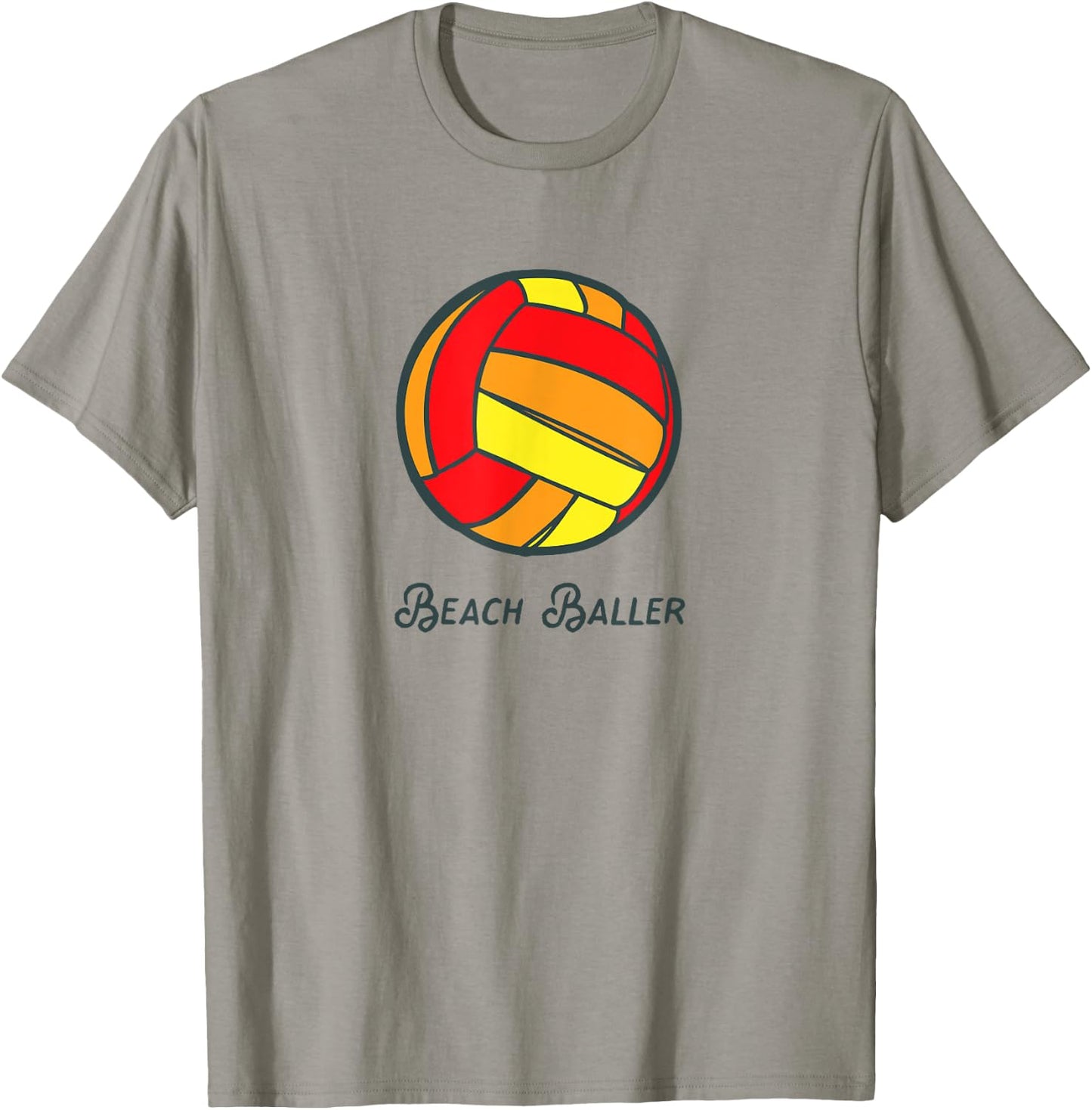 Beach Baller Saturated Sunset Volleyball Shirt Men Women Kids T-Shirt - T-Shirt | Sand