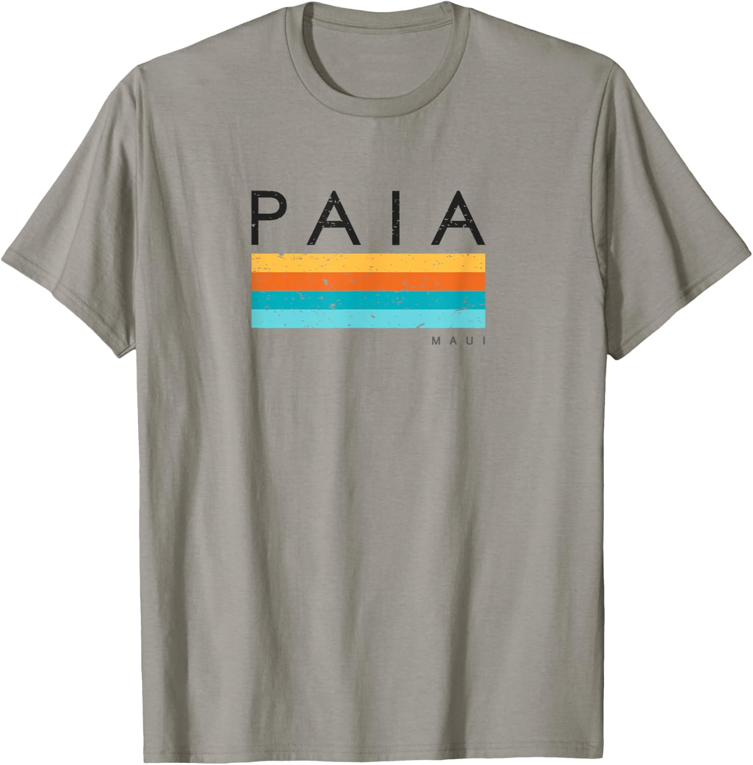 Retro Paia Maui Vintage Design T-Shirt - T-Shirt | Sand