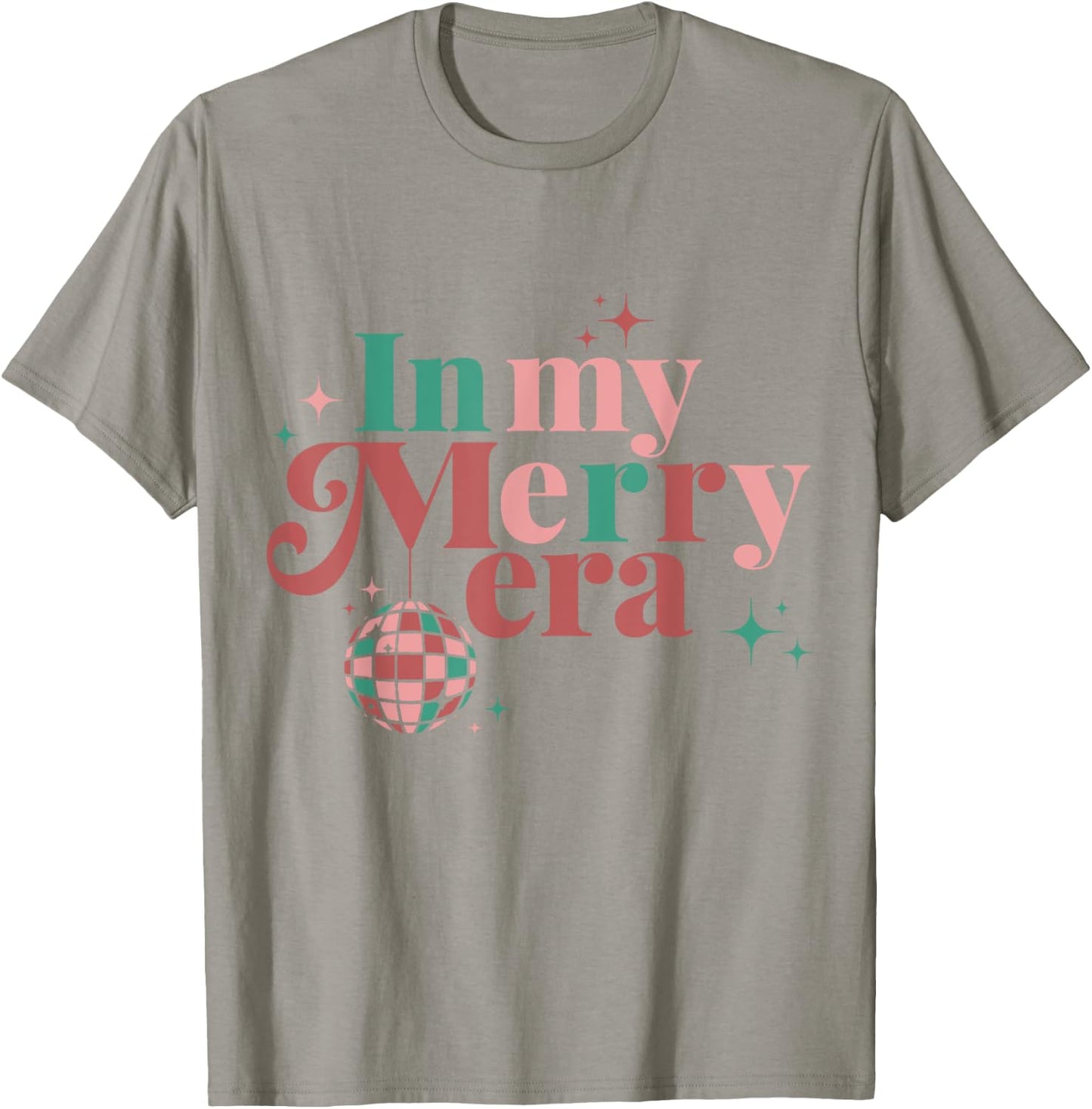 In My Merry Era Christmas Holiday Outfit Pajama Party T-Shirt - T-Shirt | Sand