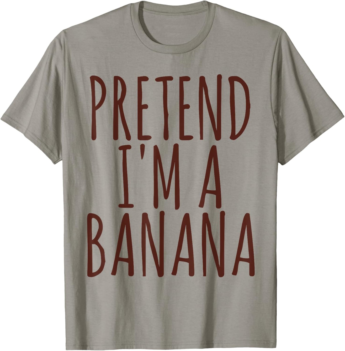 Funny Lazy Halloween Pretend I'm A Banana Gift Small T-Shirt - T-Shirt | Sand