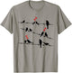 Cute Birds on a Wire T-Shirt - T-Shirt | Sand