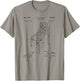 Vintage Patent Print 1957 Pinball Machine T-Shirt - T-Shirt | Sand