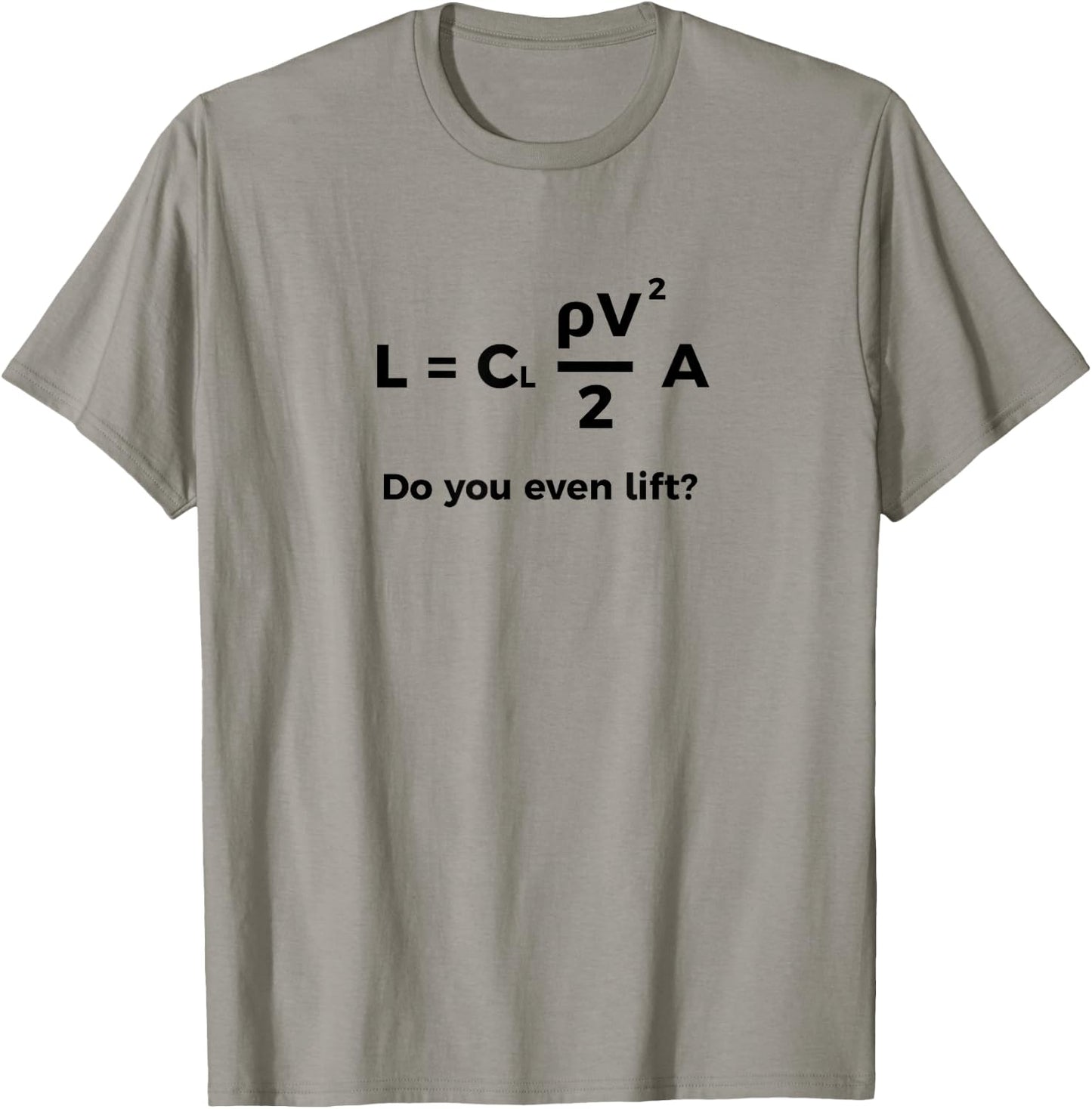 Lift Equation Meme T-Shirt - T-Shirt | Sand