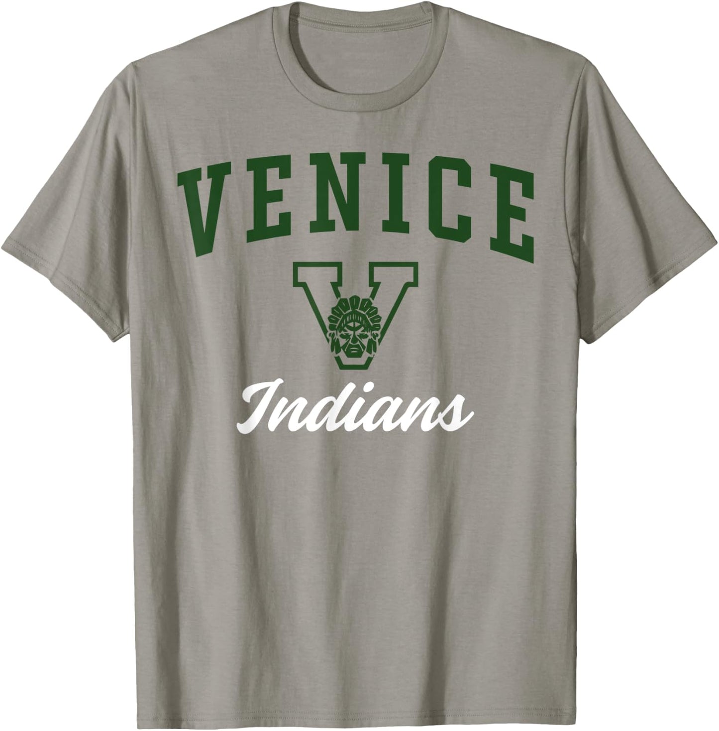 Venice High School Indians C3 T-Shirt - T-Shirt | Sand