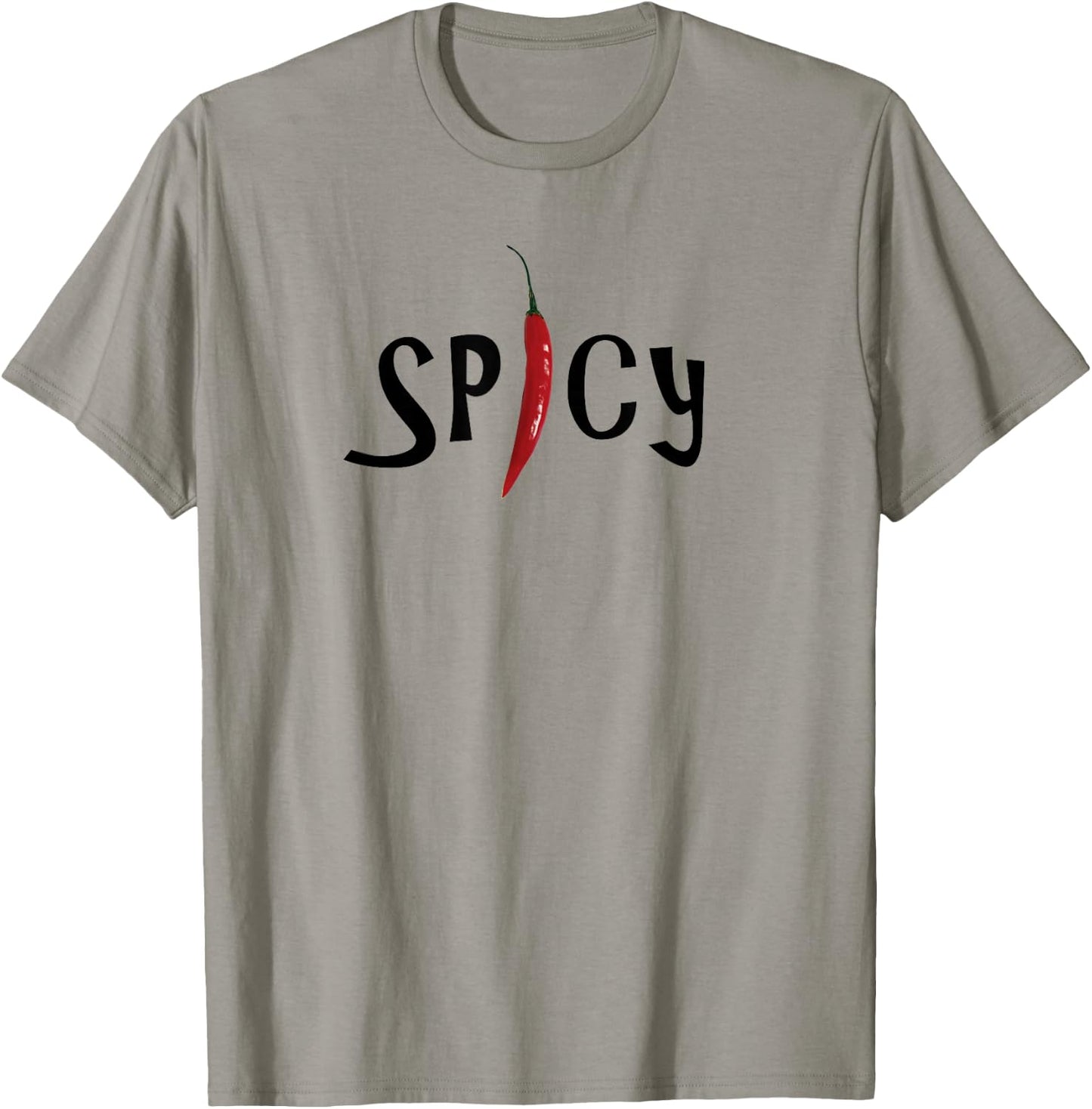 Spicy Hottie funny with Chili Pepper T-Shirt - T-Shirt | Sand