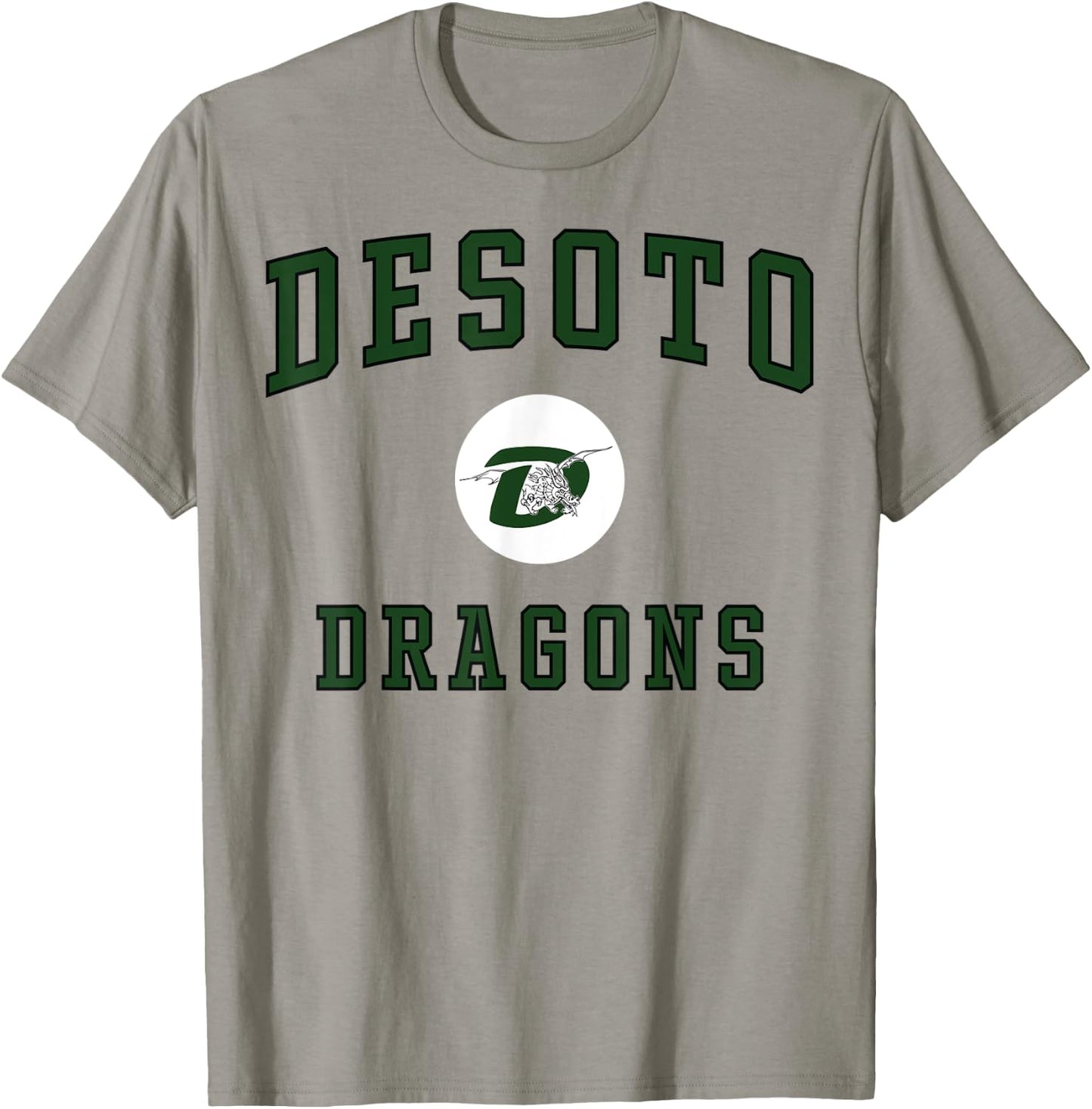 De Soto High School Dragons T-Shirt - T-Shirt | Sand