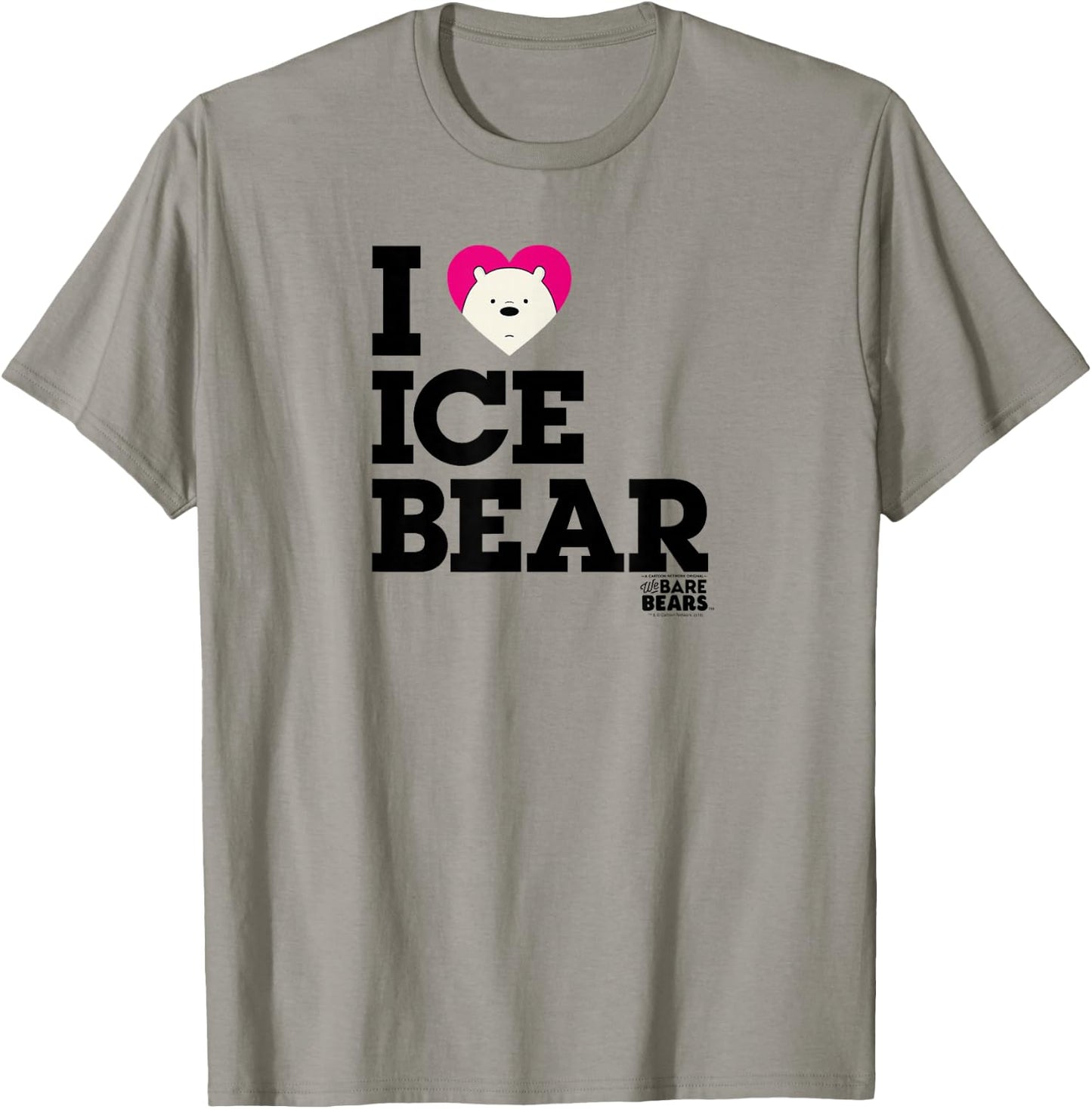 We Bare Bears Heart Ice Bear T-Shirt - T-Shirt | Sand