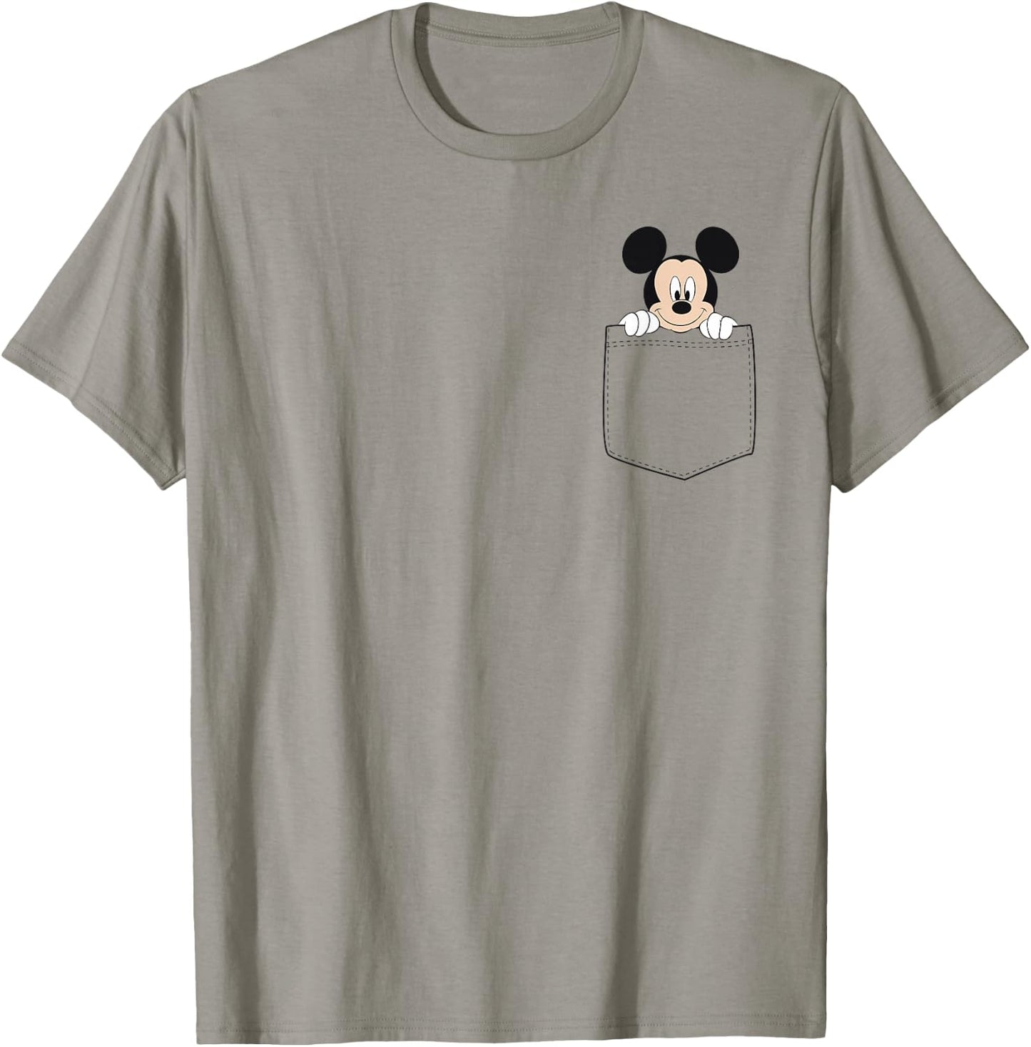 Disney Adult Classic Fit Mickey Mouse - Blue Cotton , ODNY-2045 T-Shirt - T-Shirt | Sand